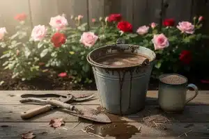 Domácí „růžový elixír“: směs z popela a kostí, po které růže šílí