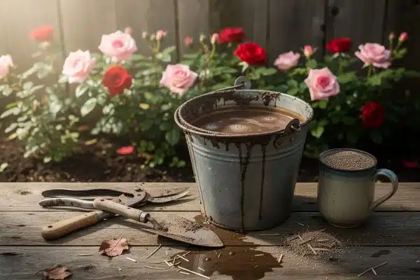 Domácí „růžový elixír“: směs z popela a kostí, po které růže šílí
