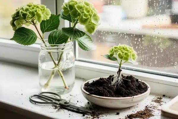 Jak z jednoho výhonku udělat „armádu“ hortenzií: trik bez hormonů a bez utrácení