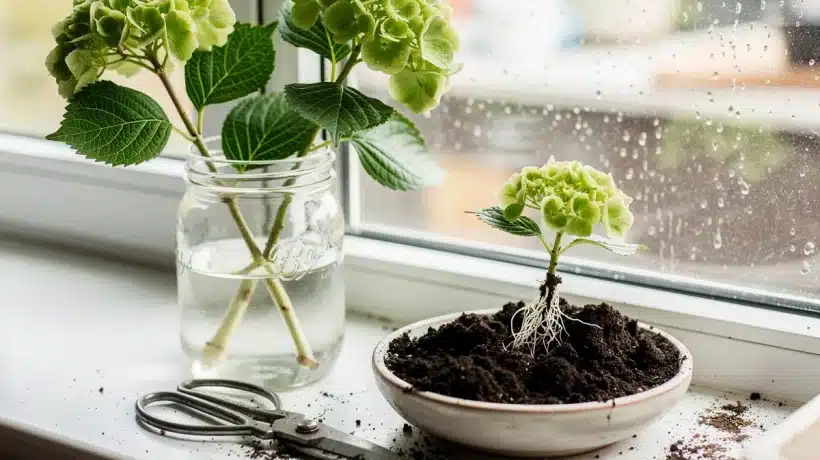 Jak z jednoho výhonku udělat „armádu“ hortenzií: trik bez hormonů a bez utrácení