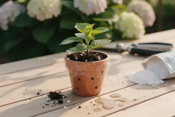 Rozmnož si hortenzie „z ničeho“: trik s folií, který za 3 týdny udělá zázrak