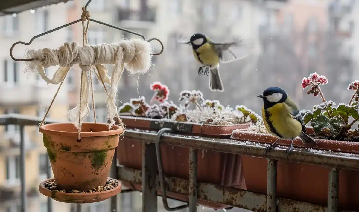 Věšák na šaty místo ptačí budky? Tenhle zimní hack zachrání víc ptáků, než si myslíš