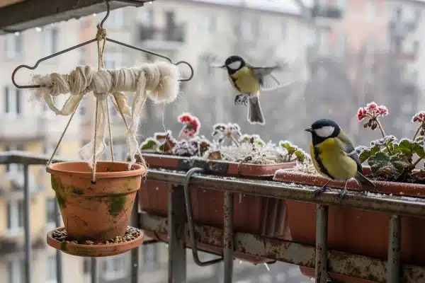 Věšák na šaty místo ptačí budky? Tenhle zimní hack zachrání víc ptáků, než si myslíš
