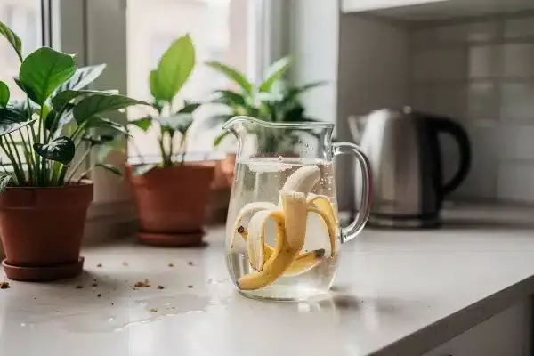 Bananová voda: levný trik, díky kterému pokojovky ožijí (a míň chřadnou v zimě)