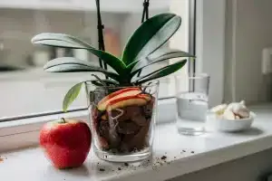 Polož vedle orchideje jablko: trik, po kterém se „zblázní“ do květů