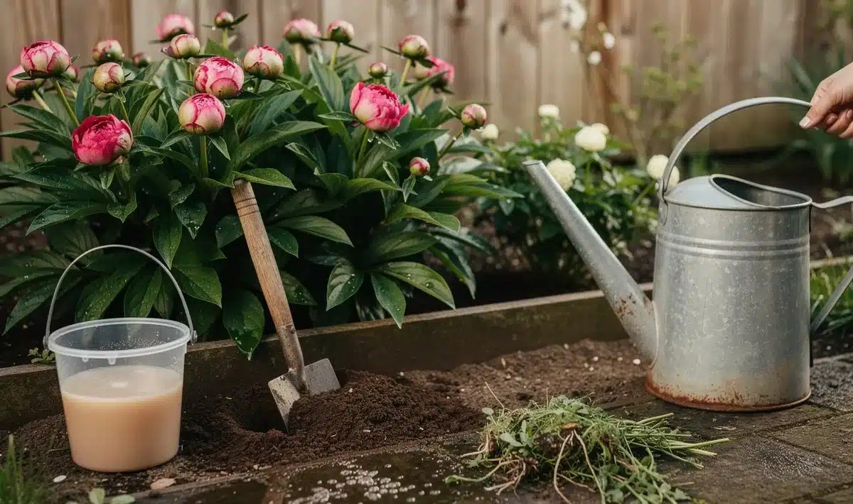 Zalij piwonie droždím: jarní trik, po kterém explodují pupeny