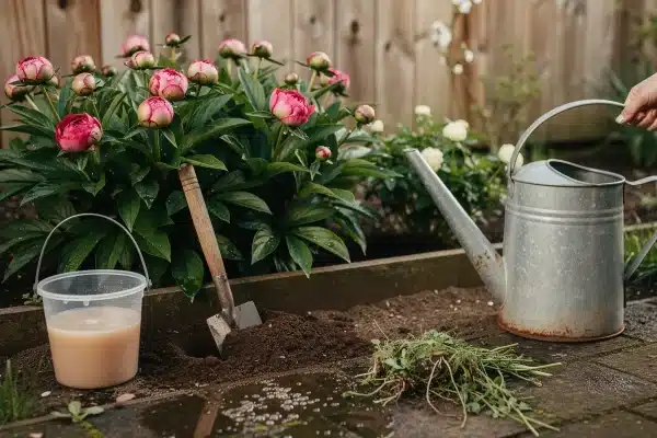 Zalij piwonie droždím: jarní trik, po kterém explodují pupeny